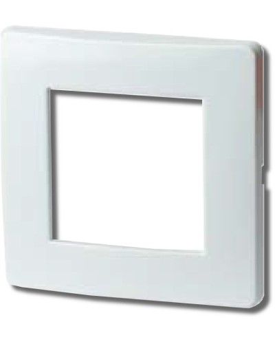 Рамка на 2 модуля (одноместная), белая (75010W): Рамка одноместная, Brava в Ульяновске