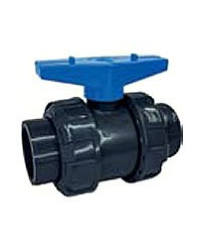 Ecoplast кран шаровый d25 (уплотнение TPV, остальное EPDM) с муфтовым окончанием (49447). Кран шаровый. Экопласт в Ульяновске