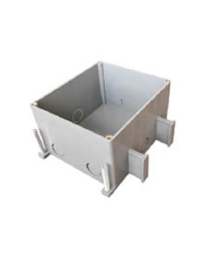 Коробка для люков в пол на 2 поста BOX/2+2ST66 (70125): Коробка для люков в пол на 2 поста 45х45мм + 2 модуля 45х22,5 (70025), пластик в Ульяновске