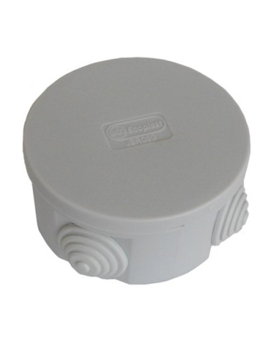 Коробка JBR080 D=80х40, 4 вых., IP44, белая (44005W-1). Коробка монтажная. Экопласт в Ульяновске
