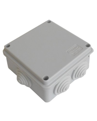 Коробка JBS100 100х100х55, 6 вых., 5P (0,15...2,5мм²) серая (43057HF-GR). Коробка монтажная, огнестойкая, без галогена. Экопласт в Ульяновске