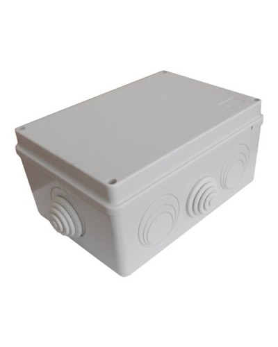 Коробка JBS210 210х150х100, 8 вых., 24P (0,15...2,5мм²) серая (43636HF-GR). Коробка монтажная, огнестойкая, без галогена. Экопласт в Ульяновске