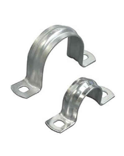 Скоба двухлапковая D50 с двумя отверстиями (50шт) (43650-50): Скоба оцинкованная в Ульяновске