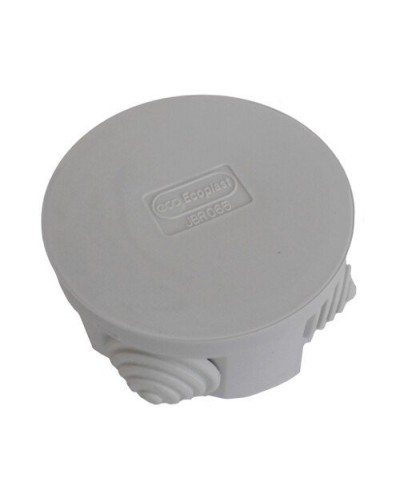 Коробка 3001 D70x36, 4 вых, IP55, серая (44001). Коробка монтажная. Экопласт в Ульяновске