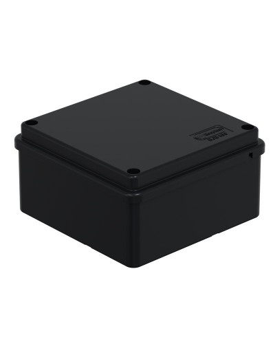 Коробка BJB/JBS100 100х100х55, IP56, черная (44057BL-1). Коробка монтажная. Экопласт в Ульяновске