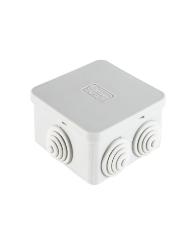 Коробка JBS070 70х70х40, 6 вых., IP44, белая (44056W-1). Коробка монтажная. Экопласт в Ульяновске