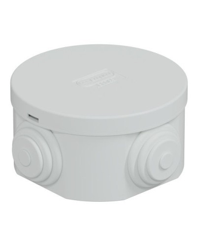 Коробка JBR065 D=65х35, 4 вых., IP44, белая (44004W-1). Коробка монтажная. Экопласт в Ульяновске