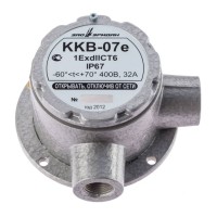 ККВ-07е-Ех-А-Р1-У-БК1, ШТ1/2+ШТ1/2. Коробка коммутационная взрывозащищенная угловая. Эридан