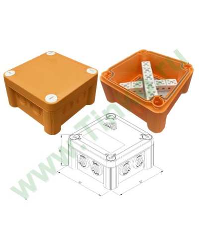 КМ-О-1212(П)(18к)-IP55: Коробка монтажная огнестойкая в Ульяновске