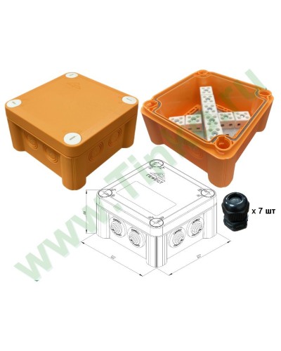 КМ-О-1212(П)(18к)-IP66(П6-12): Коробка монтажная огнестойкая в Ульяновске