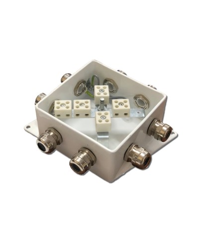 КМ-О (10к*6,0)-IP66-120х120, пять вводов: Коробка монтажная огнестойкая в Ульяновске