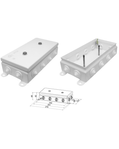 КМ IP55-1224. Коробка монтажная электротехническая. Гефест в Ульяновске