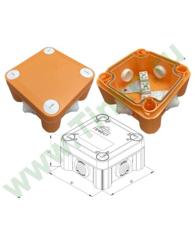КМ-О-1010(П)(8к)-IP55: Коробка монтажная огнестойкая в Ульяновске
