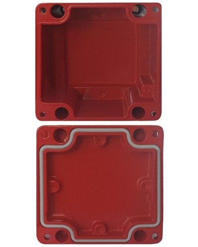 МКС Мороз, глухая, IP66/IP68, красный. Коробка коммутационная металлическая. Магнито-Контакт в Ульяновске