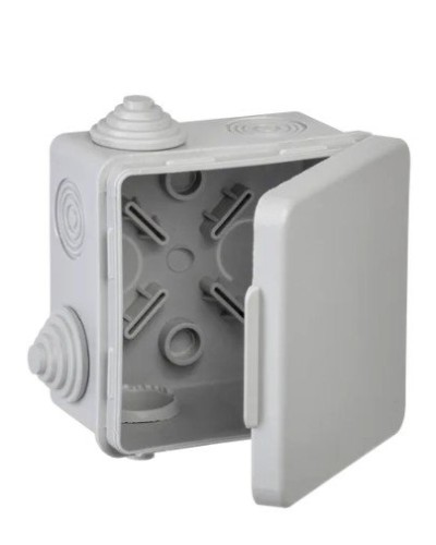 Коробка КМ 80х80х50 GENERICA (UKO31-080-080-050-K03-54G). Коробка распаячная для открытой проводки. GENERICA в Ульяновске