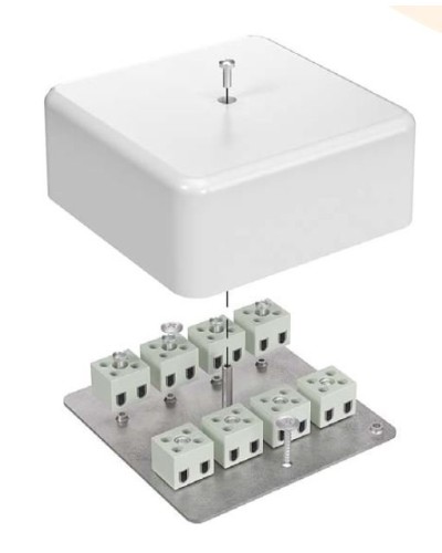 Коробка огнестойкая 103х103х45 для кабель-канала (40-0470-FR6.0-6). Коробка огнестойкая для кабель-канала. Промрукав в Ульяновске