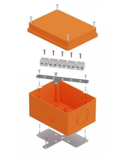 Коробка огнестойкая 150х110х90 E15-E120 для о/п (40-0351-FR6.0-10). Коробка огнестойкая для открытой установки. Промрукав в Ульяновске