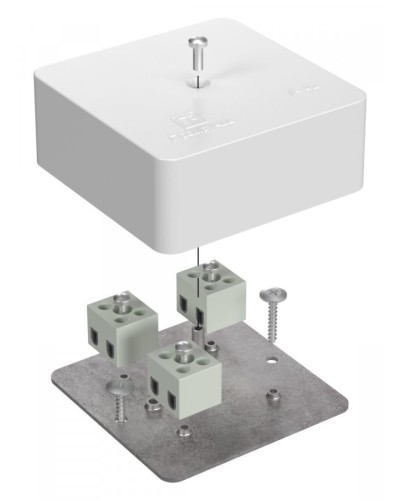 Коробка огнестойкая 75х75х30 (40-0450-FR1.5-6). Коробка огнестойкая для открытой установки. Промрукав в Ульяновске