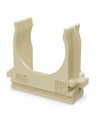 Крепёж-клипса для труб АБС-пластик сосна D25 (100 шт) (PR13.0050). Крепление для труб ПВХ. Промрукав в Ульяновске