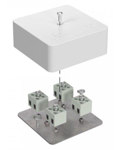Коробка огнестойкая 75х75х30 (40-0450-FR1.5-8). Коробка огнестойкая для открытой установки. Промрукав в Ульяновске