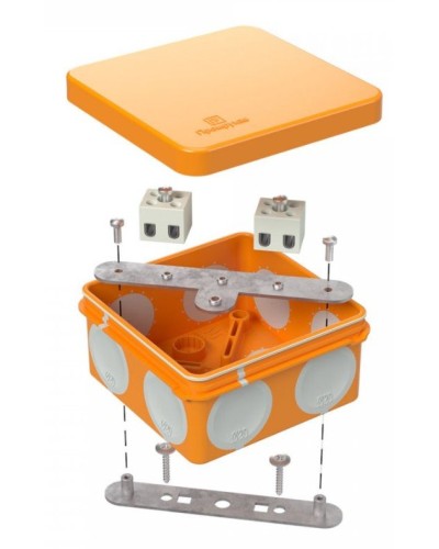 Коробка огнестойкая 80х80х40 (60-0210-FR2.5-6). Коробка огнестойкая для открытой установки. Промрукав в Ульяновске