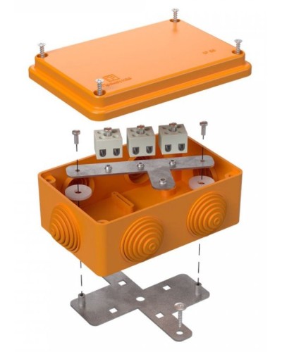 Коробка огнестойкая 120х80х50 (40-0340-FR2.5-6). Коробка огнестойкая для открытой установки. Промрукав в Ульяновске