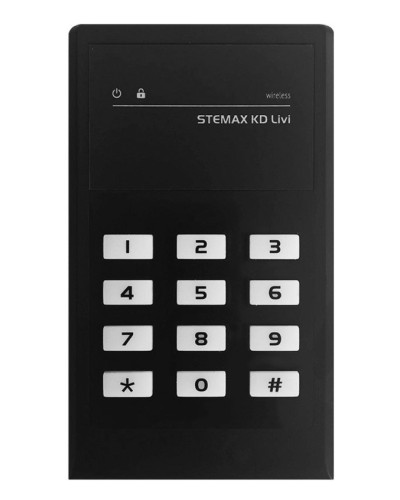 STEMAX KD Livi (черный). Беспроводная кнопочная кодовая панель. Стелс НПП в Ульяновске