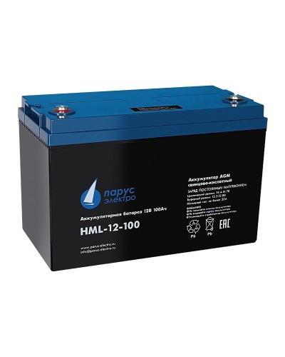 HML-12-100. Аккумулятор герметичный свинцово-кислотный. Связь инжиниринг в Ульяновске