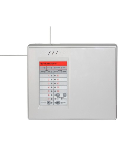ВС-ПК ВЕКТОР-С (Wi-Fi + GE (GSM+Ethernet)). Прибор приемно-контрольный и управления охранно-пожарный адресный радиоканальный со встроенным коммуникатором GSM. Версет в Ульяновске