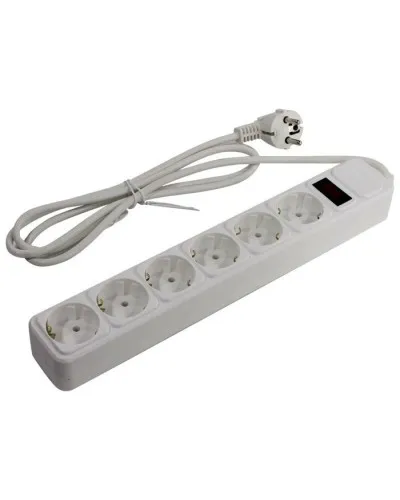 SP6W-150. Сетевой фильтр 6 розеток, 5м, белый. 5bites в Ульяновске