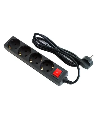 SP4B-218. Сетевой фильтр 4 розетки, 1,8м черный. 5bites в Ульяновске