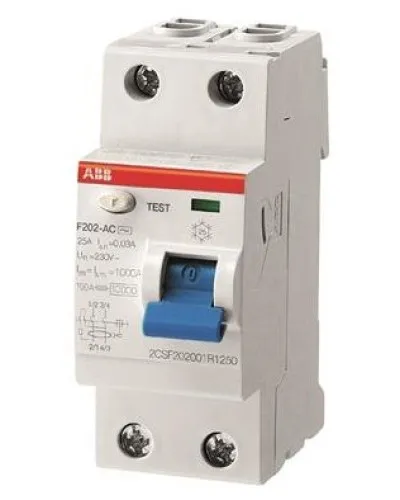 F202 AC-63/0,03 (2CSF202001R1630). Выключатель дифференциального тока (УЗО). ABB в Ульяновске
