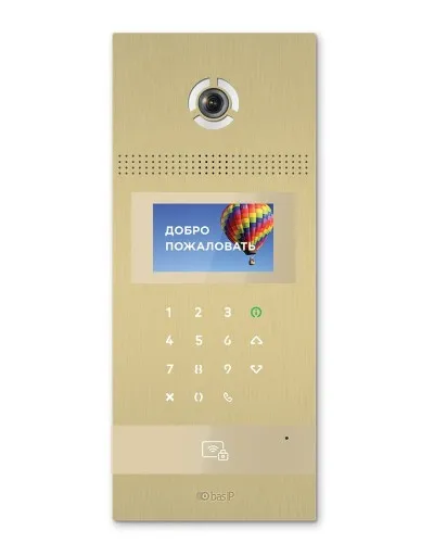 AA-12FB GOLD. Вызывная панель подъездного IP-домофона. BAS-IP в Ульяновске