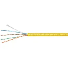 UTP-4P-Cat.5e-SOLID-LSZH-YL (9780c). Кабель «витая пара» (LAN) для структурированных систем связи. CABEUS