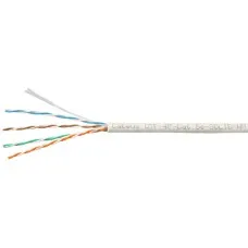 UTP-4P-Cat.5e-SOLID-WH (7471c). Кабель «витая пара» (LAN) для структурированных систем связи. CABEUS