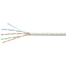 UTP-4P-Cat.5e-SOLID-LSZH-WH-100 (9782c-5). Кабель «витая пара» (LAN) для структурированных систем связи. CABEUS