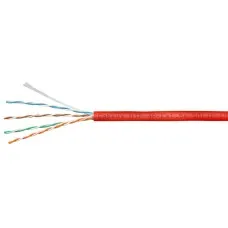 UTP-4P-Cat.5e-SOLID-LSZH-RD (9778c). Кабель «витая пара» (LAN) для структурированных систем связи. CABEUS