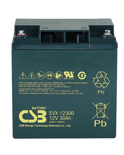 CSB EVX 12300. Аккумулятор герметичный свинцово-кислотный. CSB в Ульяновске