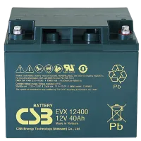 CSB EVX 12400. Аккумулятор герметичный свинцово-кислотный. CSB
