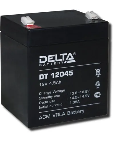 Delta DT 12045. Аккумулятор герметичный свинцово-кислотный. Delta в Ульяновске