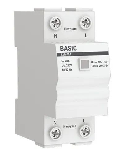 RVb-40A Basic (rvb-40a). Реле напряжения. EKF в Ульяновске