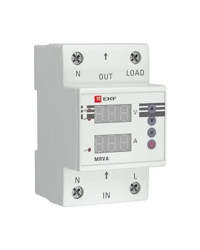 MRVA 50A PROxima (MRVA-50A). Реле напряжения и тока с дисплеем. EKF в Ульяновске