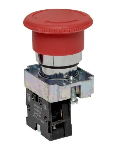BS542 поворотная красная грибок NC (xb2-bs542). Кнопка поворотная красная грибок. EKF в Ульяновске