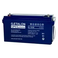 G.ETALON GL 12-65. Аккумулятор герметичный свинцово-кислотный. ETALON