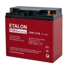 ETALON FORS 1218. Аккумулятор герметичный свинцово-кислотный. ETALON