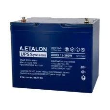A.ETALON AHRX 12-360W (75). Аккумулятор герметичный свинцово-кислотный. ETALON
