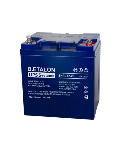 B.ETALON BHRL 12-28. Аккумулятор герметичный свинцово-кислотный. ETALON в Ульяновске