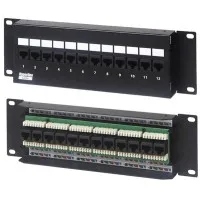 PPW-12-8P8C-C5e. Патч-панель. Hyperline