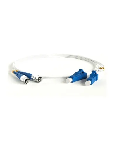 FC-D2-9A1-FC/UR-LC/UR-H-1M-LSZH-WH. Патч-корд волоконно-оптический FC-LC. Hyperline в Ульяновске