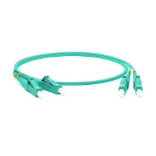FC-D2-503-LC/PR-LC/PR-H-3M-LSZH-AQ. Патч-корд волоконно-оптический многомодовый. Hyperline
